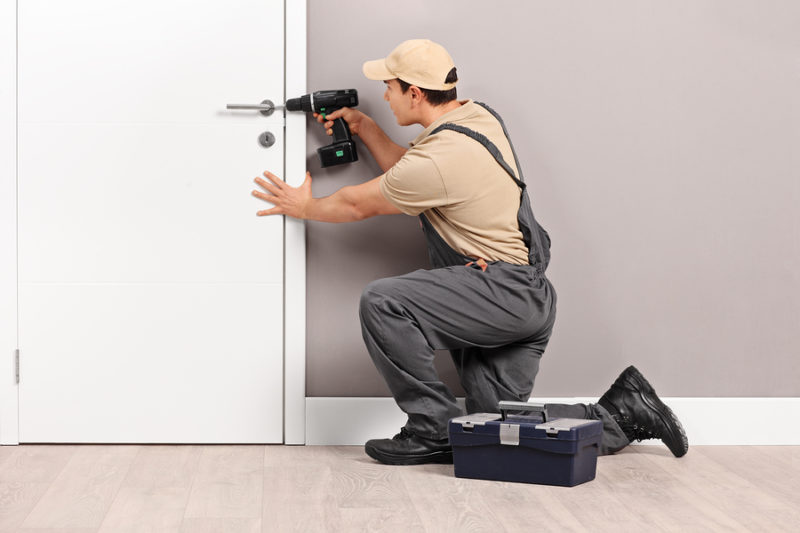How to Quickly Secure Your Property After a Lockout bigstock Young male locksmith installin 114413204 800x533 - How to Quickly Secure Your Property After a Lockout