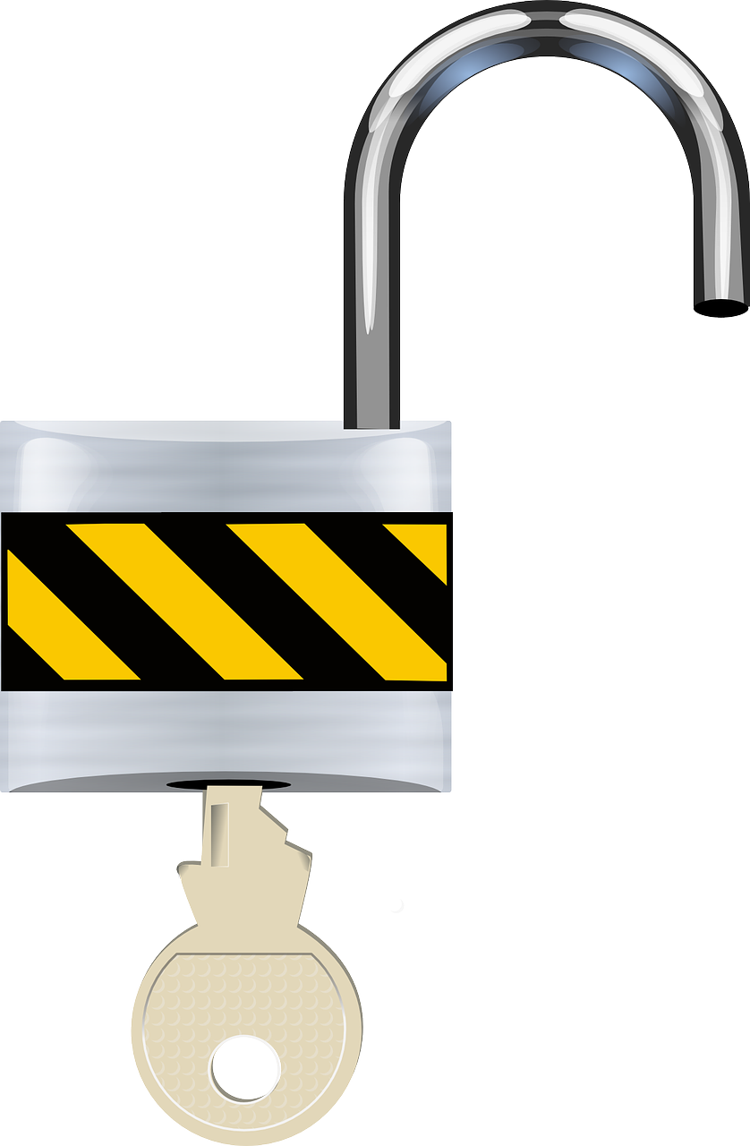 Lock Open Vector Image