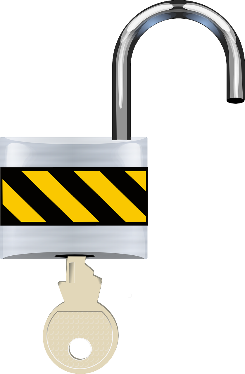 Lock Open Vector Image