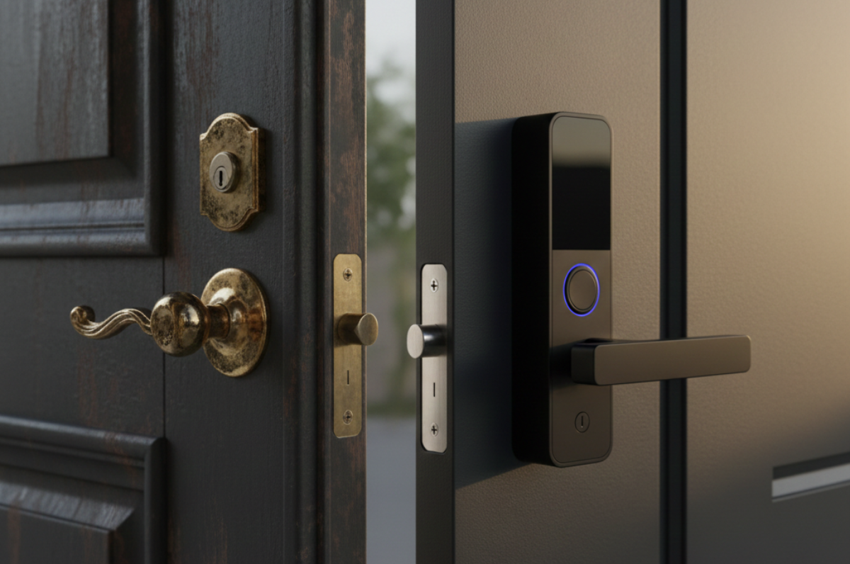 Smart Lock Compatibility (Apple, Google, Rentals, Kids, Older Doors) 3 5 - Smart Lock Compatibility (Apple, Google, Rentals, Kids, Older Doors)