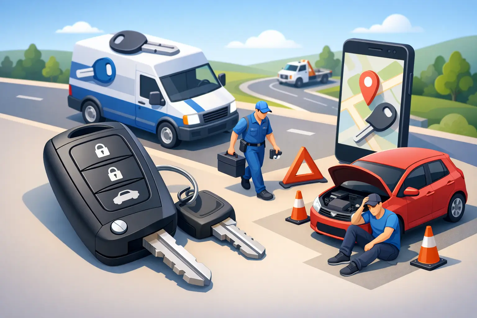 car key replacement service when youre stranded featured - Blog