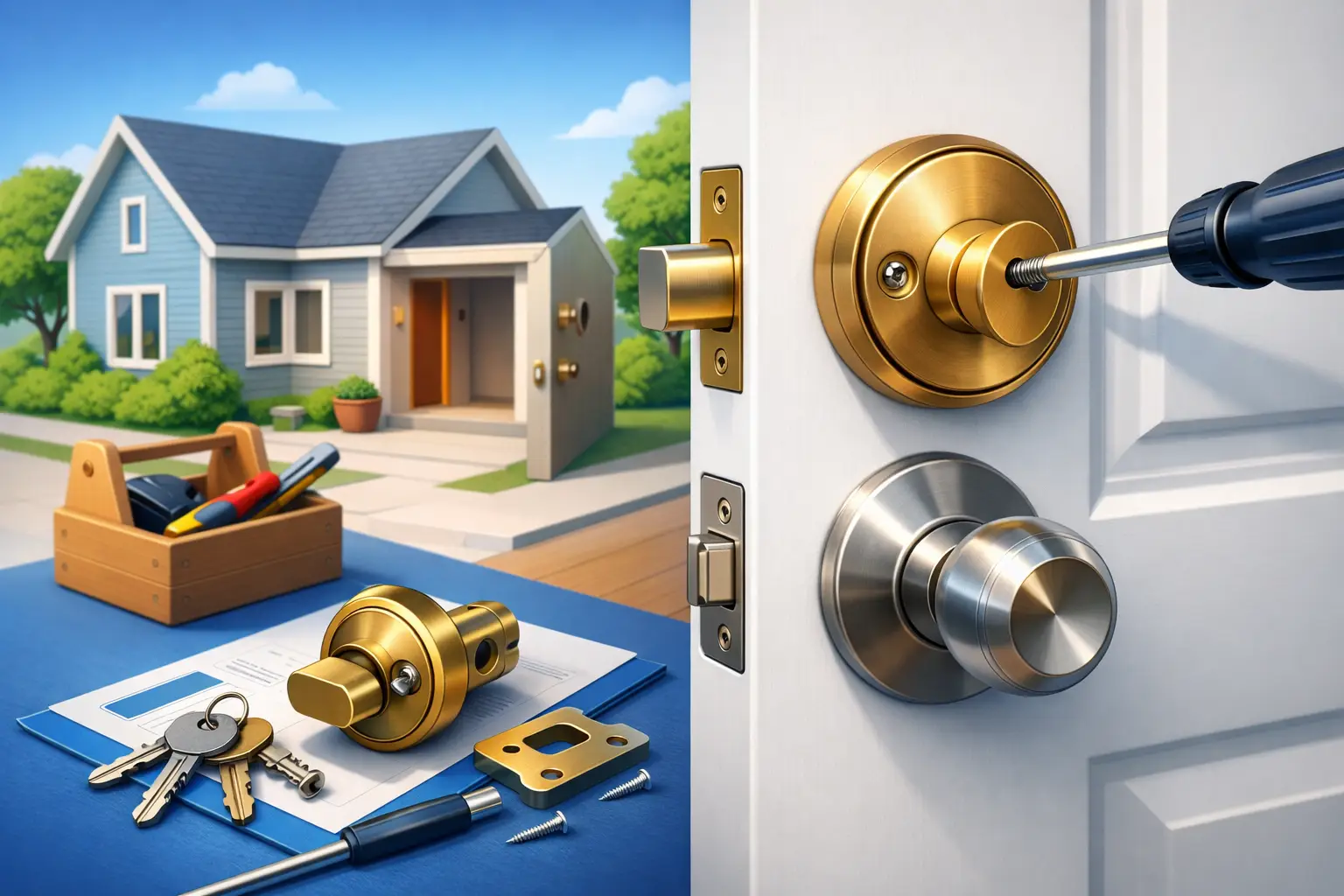 deadlock installation for homes made simple featured - Blog