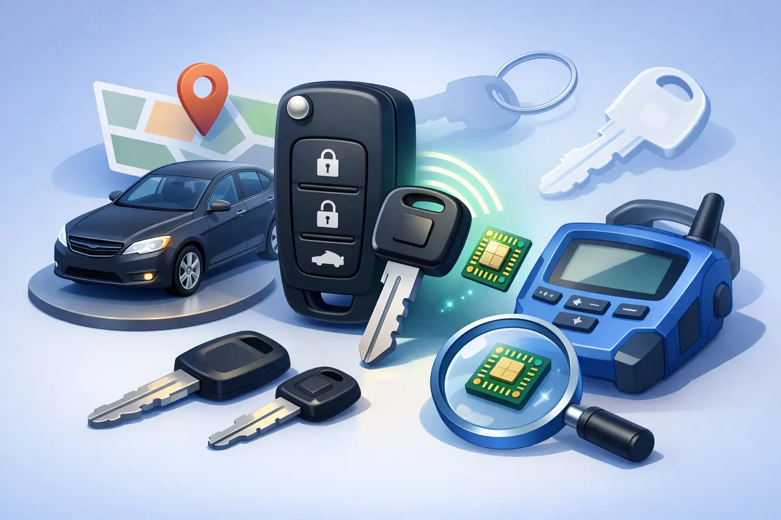 Transponder Key Replacement for Lost Car Keys