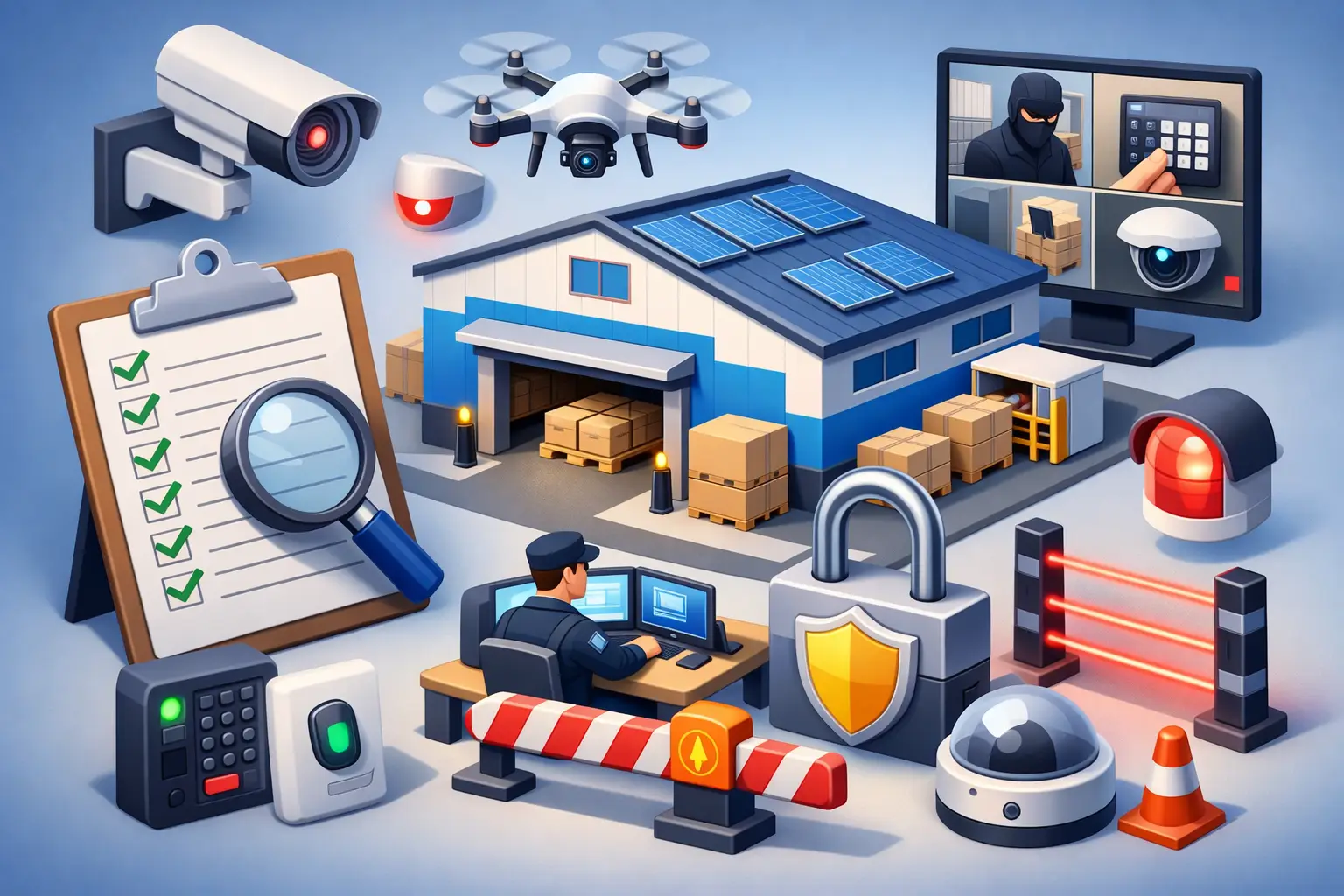 10-Point Warehouse Security System Checklist svg+xml,%3Csvg%20xmlns%3D%27http%3A%2F%2Fwww.w3 - 10-Point Warehouse Security System Checklist